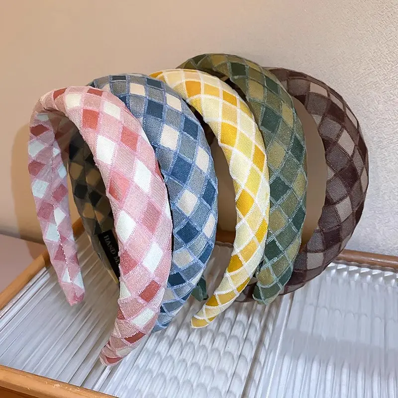 Plaid Headband for Women Cute Hair Accessory — feature 3