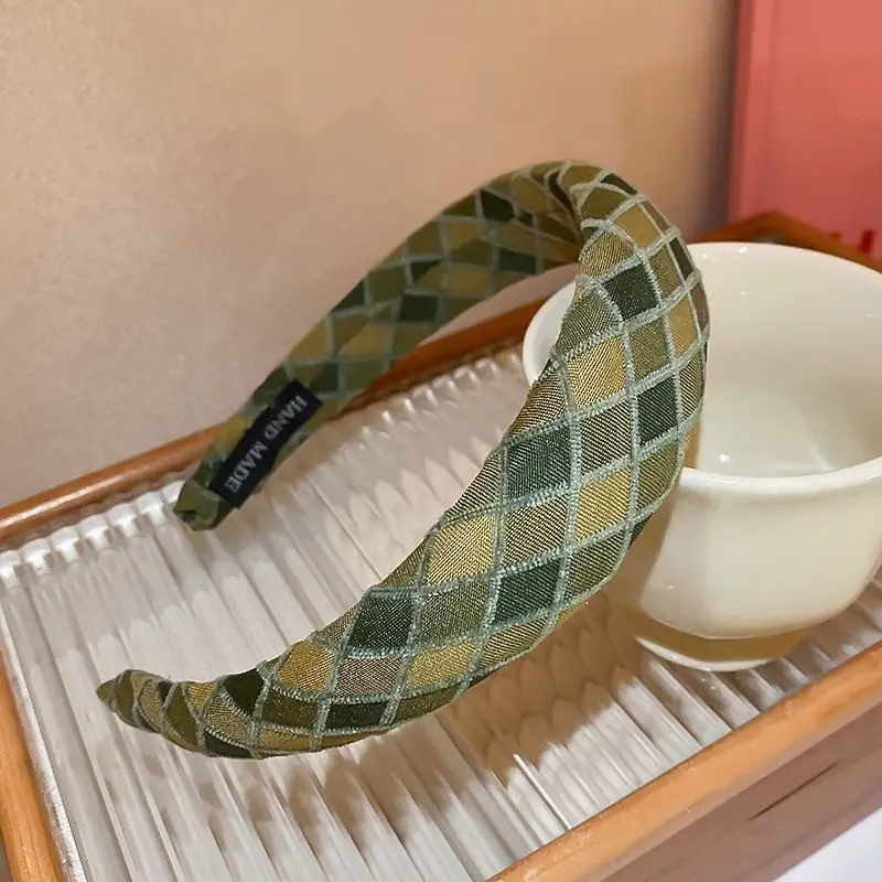 Plaid Headband for Women Cute Hair Accessory - Image 4