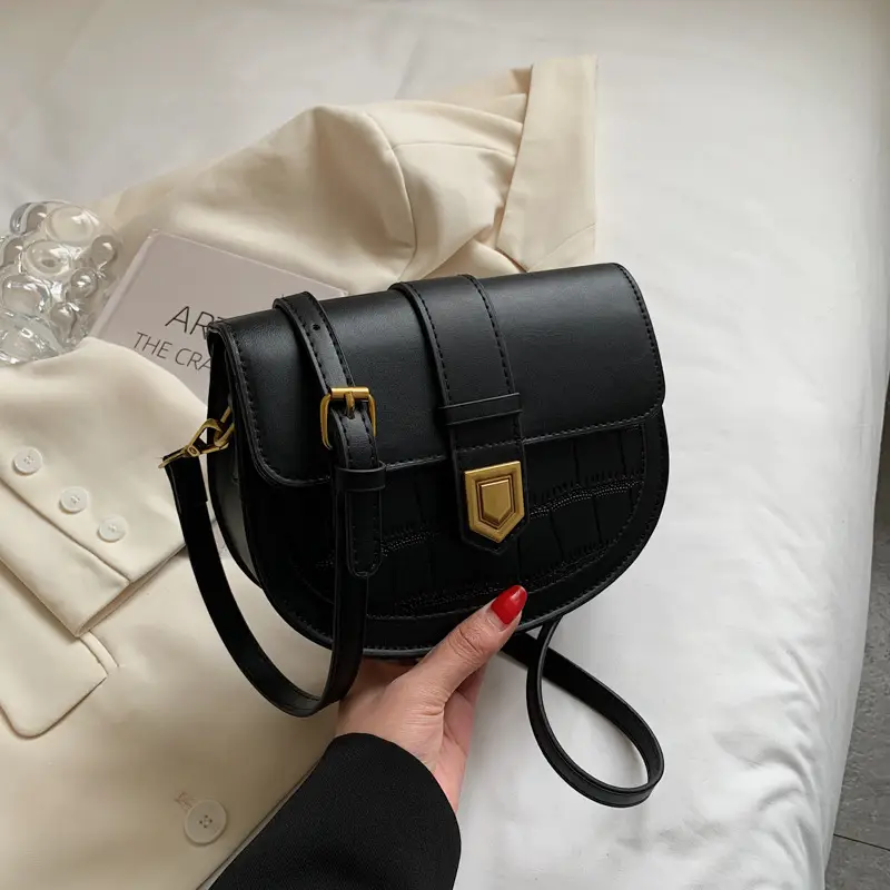 Retro French Saddle Bag Women Spring 2023 - Image 2