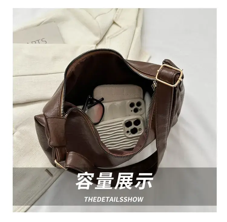 Women Retro Korean Style Shoulder Bag 2024 — feature 6