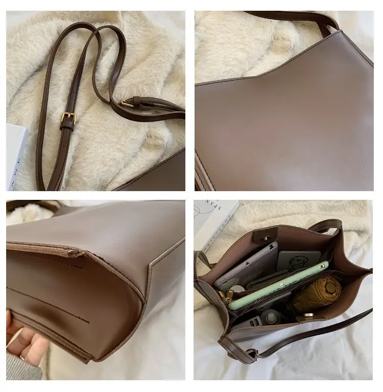 Women's White Retro Shoulder Bag 2023 Summer — feature 11
