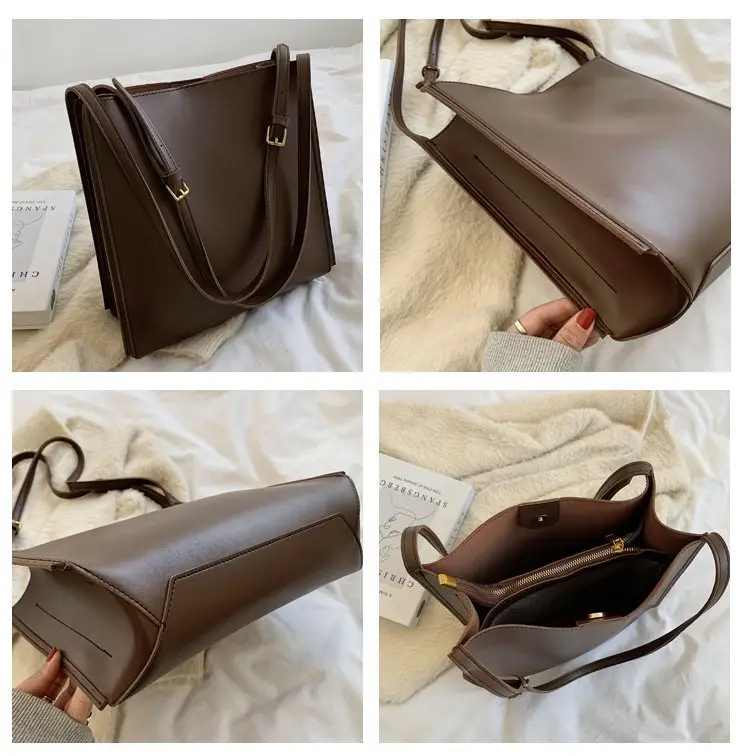 Women's White Retro Shoulder Bag 2023 Summer — feature 12