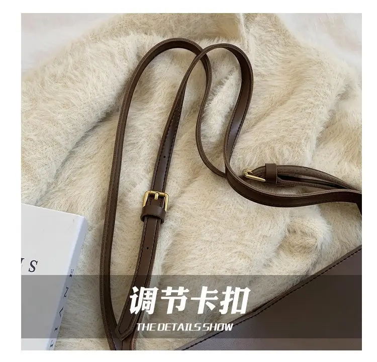 Women's White Retro Shoulder Bag 2023 Summer — feature 4