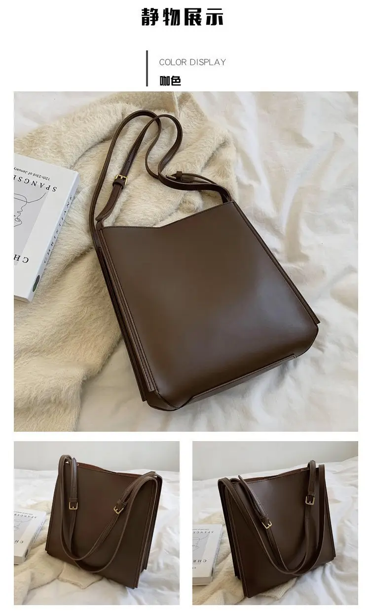 Women's White Retro Shoulder Bag 2023 Summer — feature 7