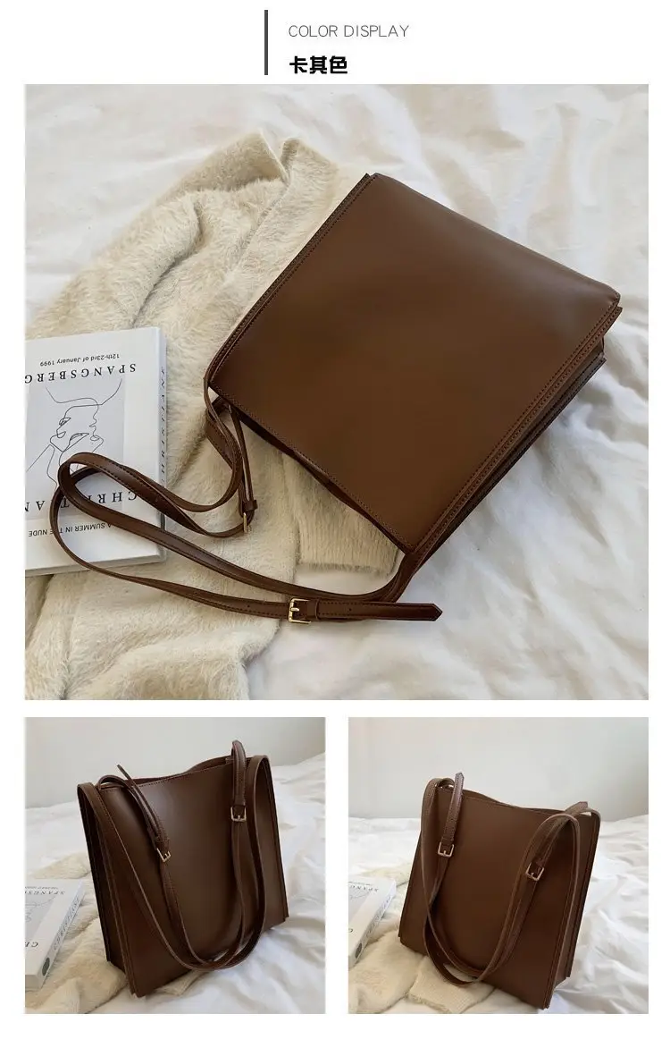 Women's White Retro Shoulder Bag 2023 Summer — feature 9