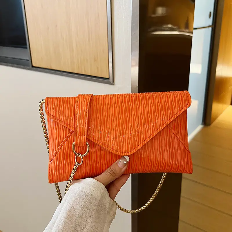 Black Korean Style PU Envelope Bag for Women - Image 6