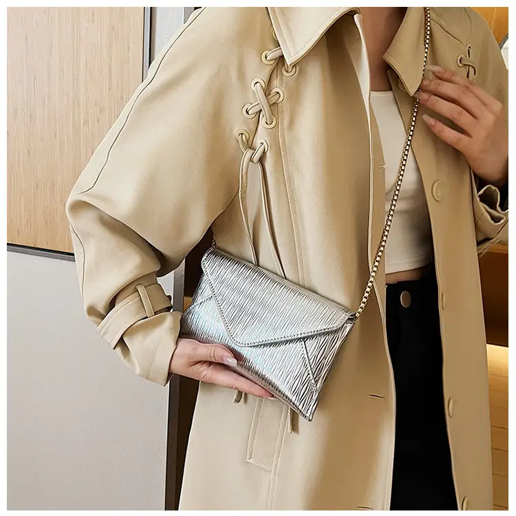 Black Korean Style PU Envelope Bag for Women — feature 11