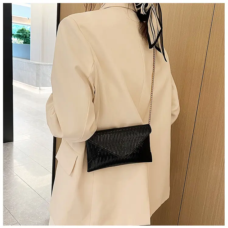 Black Korean Style PU Envelope Bag for Women — feature 20