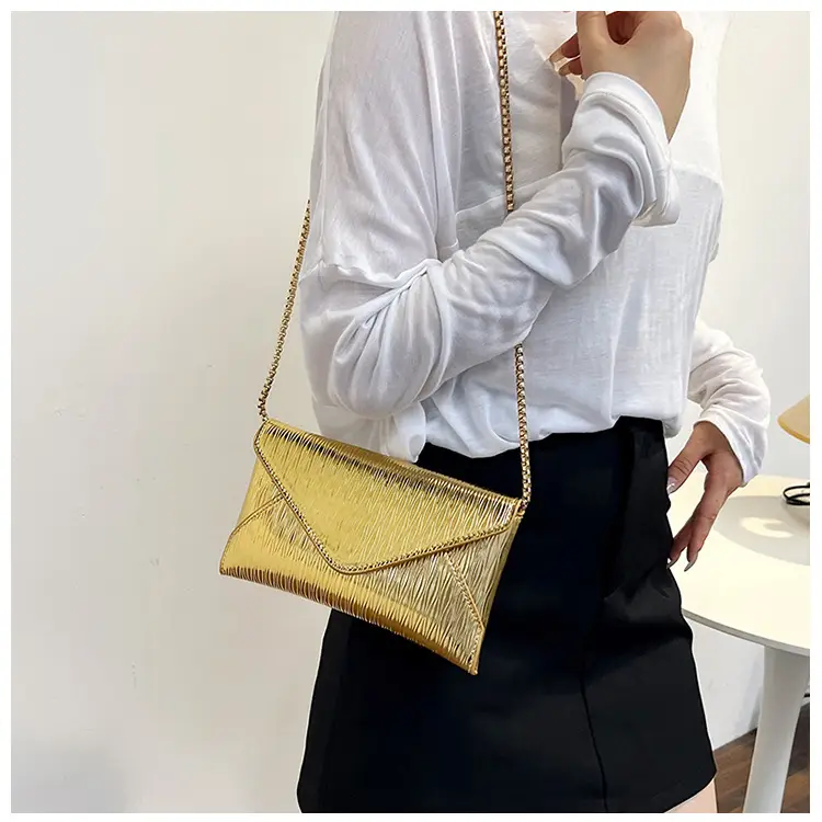 Black Korean Style PU Envelope Bag for Women — feature 21