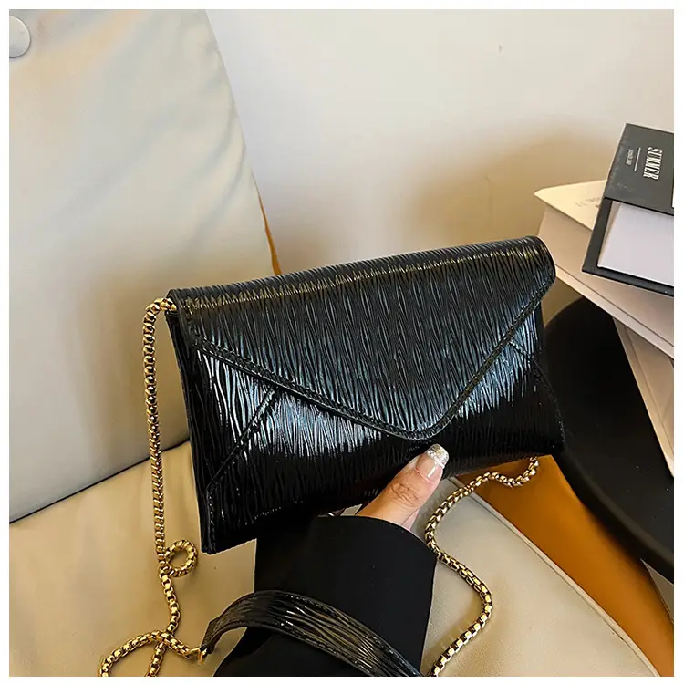 Black Korean Style PU Envelope Bag for Women — feature 32