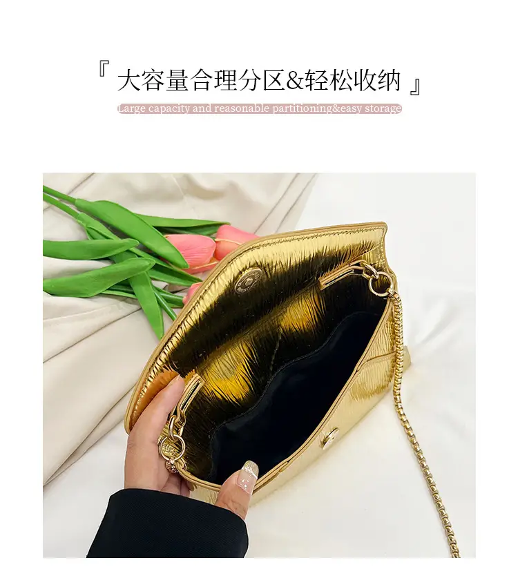 Black Korean Style PU Envelope Bag for Women — feature 7