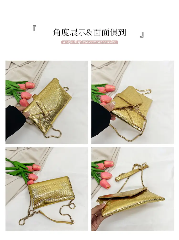 Black Korean Style PU Envelope Bag for Women — feature 8