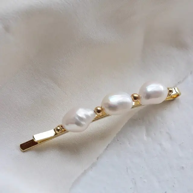 Natural Pearl Hair Clips for Women's South Korea