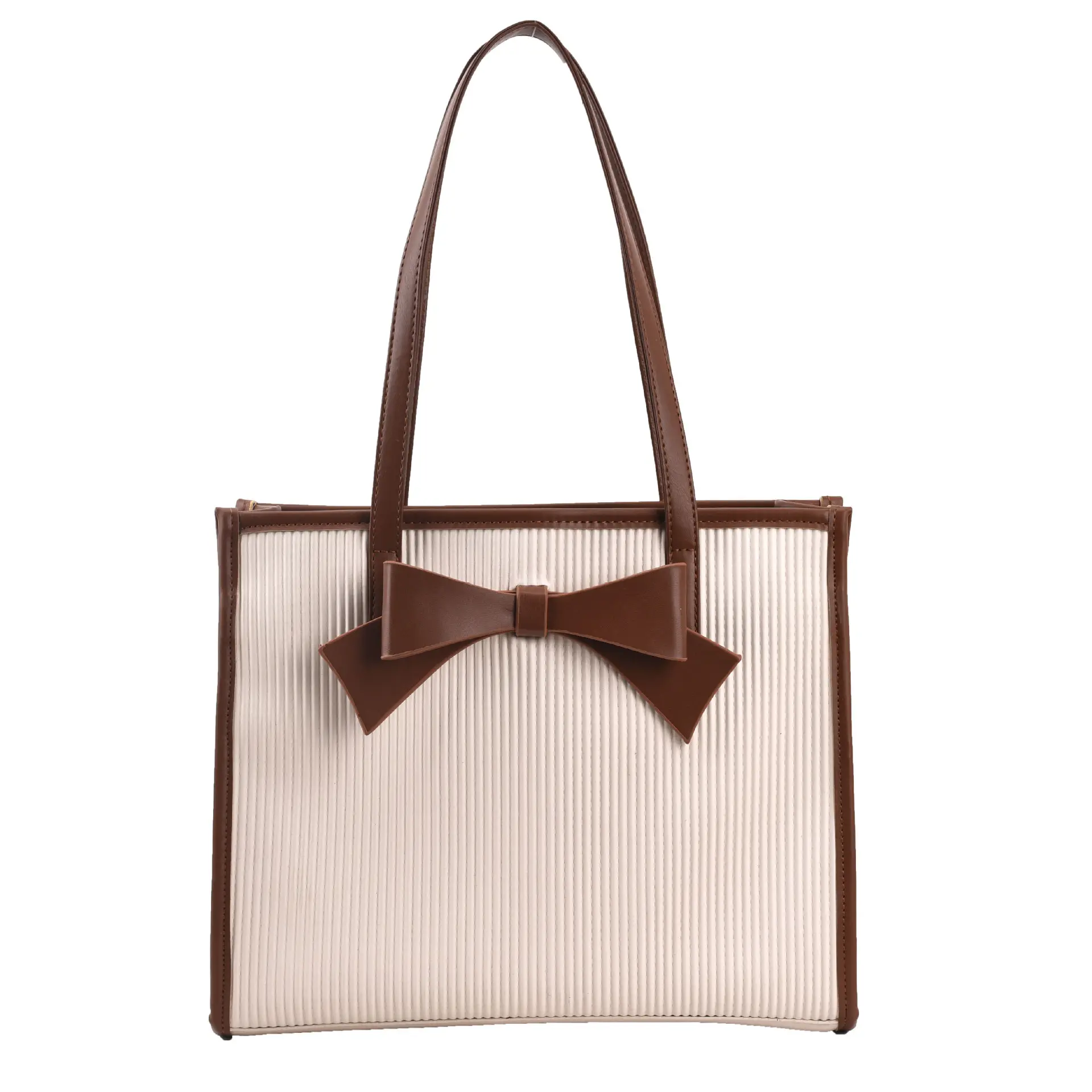 Women Large Capacity Shoulder Bag Commuter Style Satchel Tote - Image 5