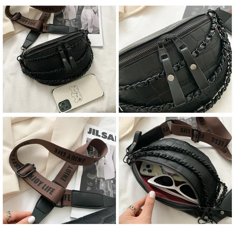 Women's Chain Crossbody Bag with Wide Strap 2023 — feature 5