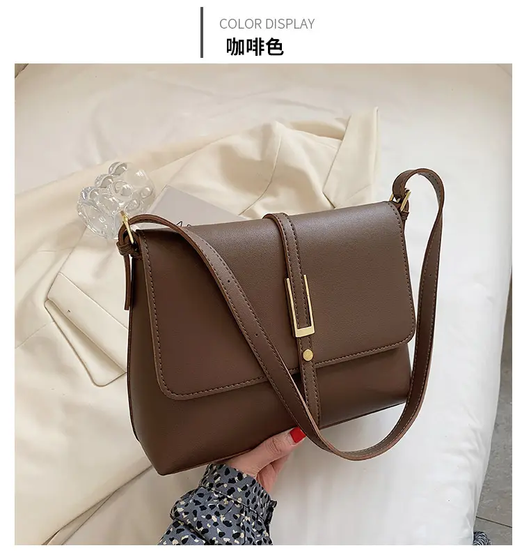 Women Retro Brown Shoulder Bag 2023 New — feature 12