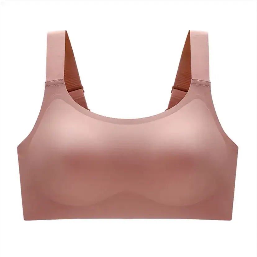 Women's Seamless Anti-Sagging Bra Pink CF Cup - Image 3