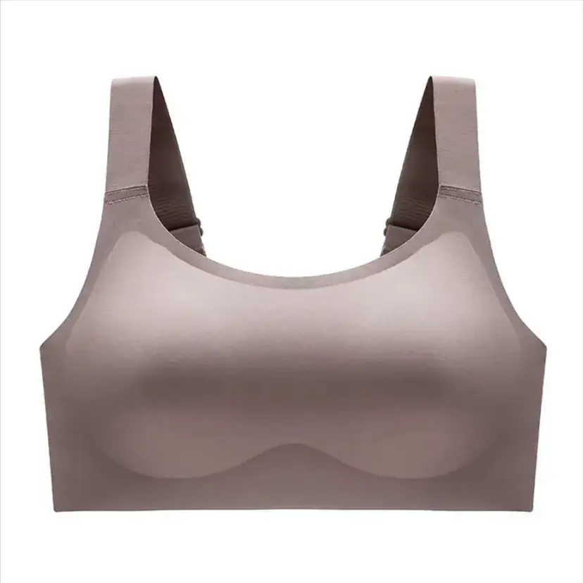 Women's Seamless Anti-Sagging Bra Pink CF Cup - Image 6