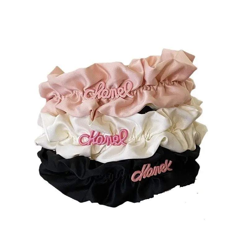 White Satin Skull Top Headband for Women Summer - Image 10