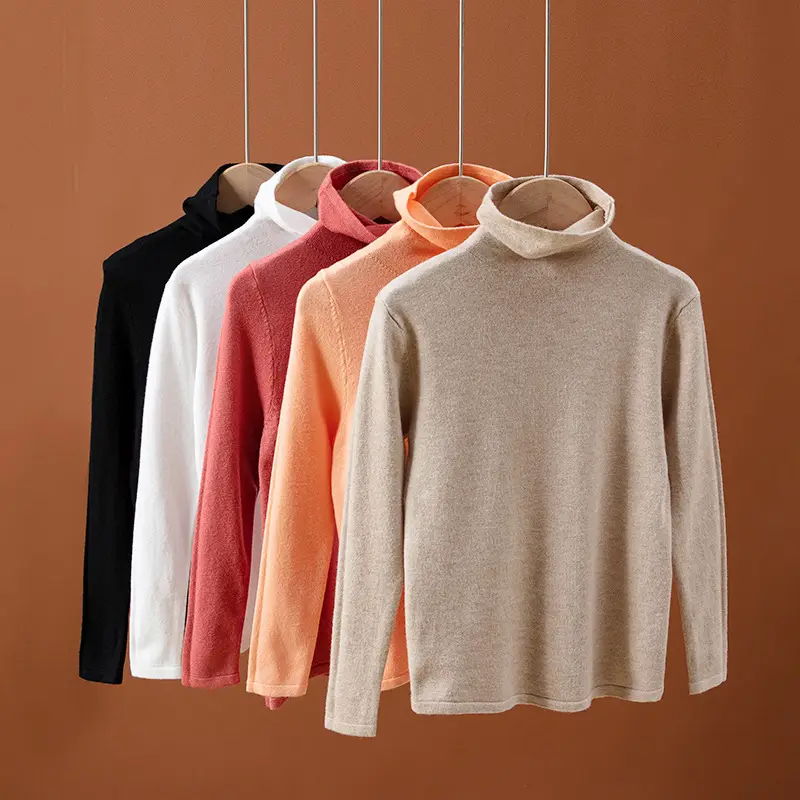 Autumn Half Turtleneck Knitwear for Boys Girls 2025 - Image 9