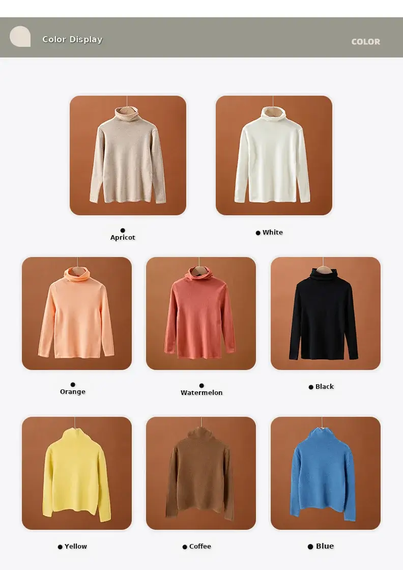 Autumn Half Turtleneck Knitwear for Boys Girls 2025 — feature 5