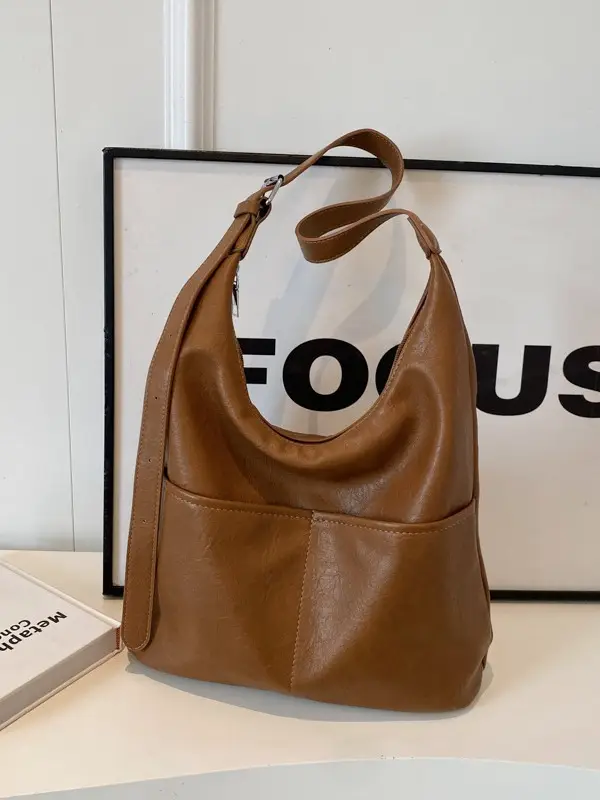 Women Large Capacity Brown Tote Bag 2023
