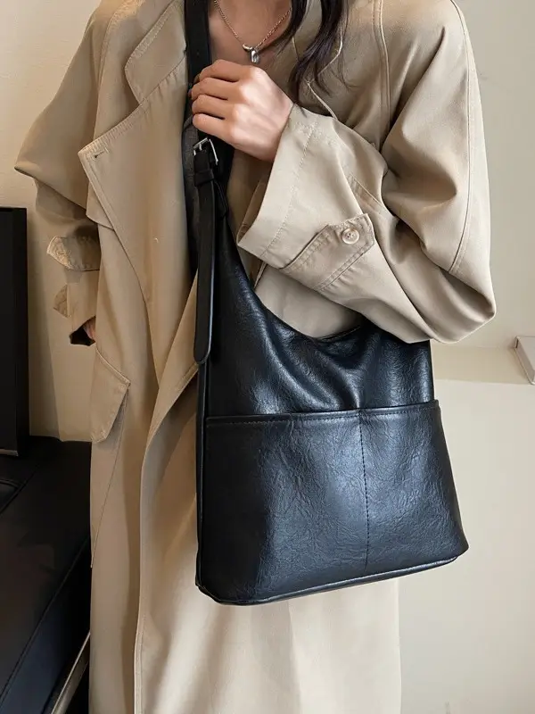 Women Large Capacity Brown Tote Bag 2023