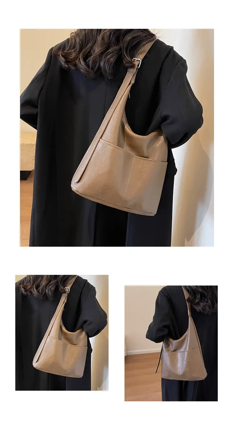 Women Large Capacity Brown Tote Bag 2023 — feature 22