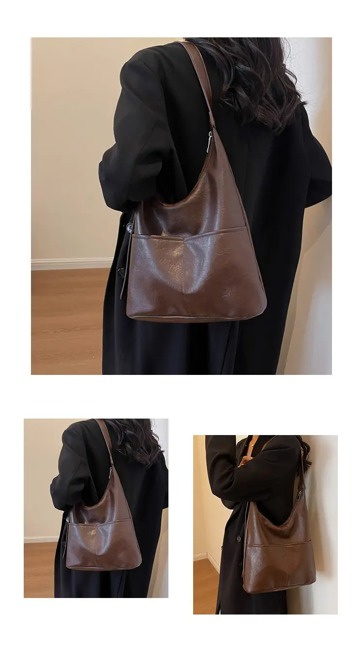 Women Large Capacity Brown Tote Bag 2023 — feature 26