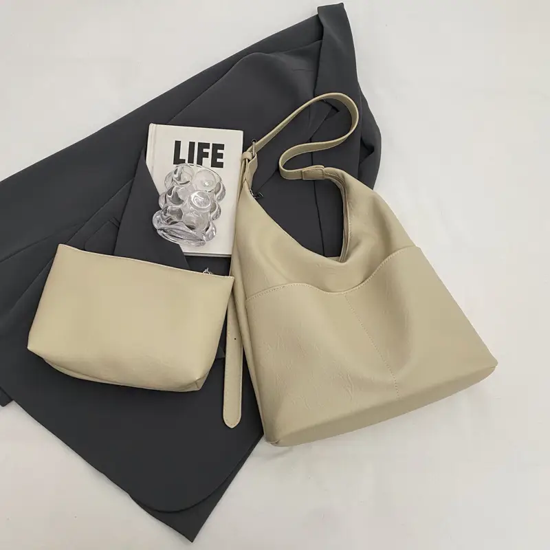 Women Large Capacity Brown Tote Bag 2023