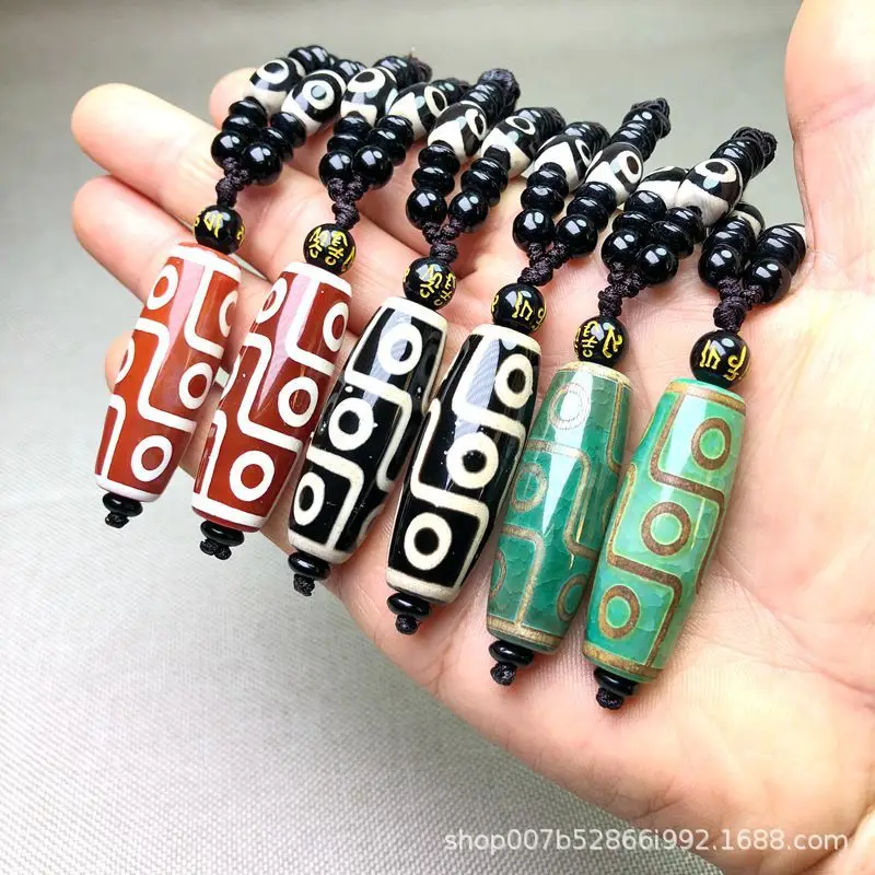 Ethnic Xizang Agate Beads Necklace Chain for Men Women - Image 5