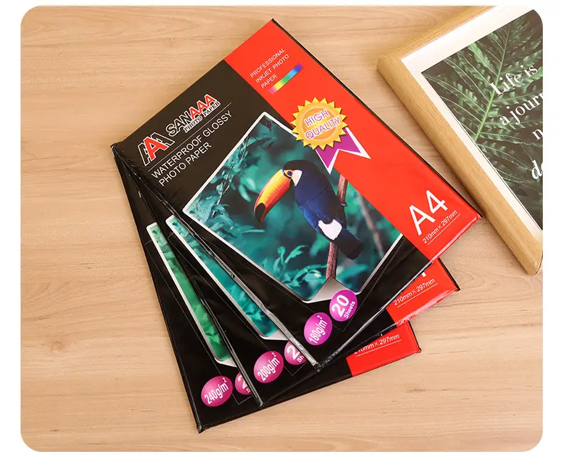 Huaxin A4 highlight photo paper 200g photo paper wholesale 240g waterproof photo paper inkjet printing photo paper photo paper — feature 12