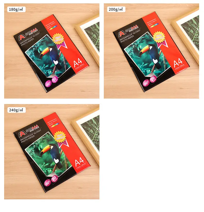 Huaxin A4 highlight photo paper 200g photo paper wholesale 240g waterproof photo paper inkjet printing photo paper photo paper — feature 7
