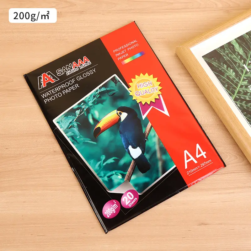 Huaxin A4 highlight photo paper 200g photo paper wholesale 240g waterproof photo paper inkjet printing photo paper photo paper
