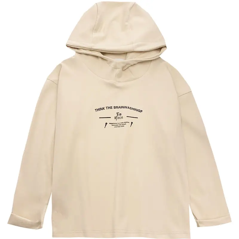 2025 Boys Hooded Thermal T-Shirt Black