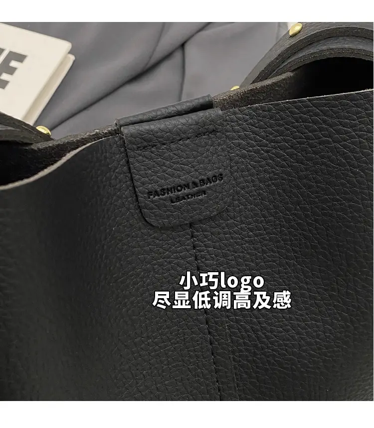 Women's Tan Bucket Bag with Crossbody Strap 2025 — feature 15