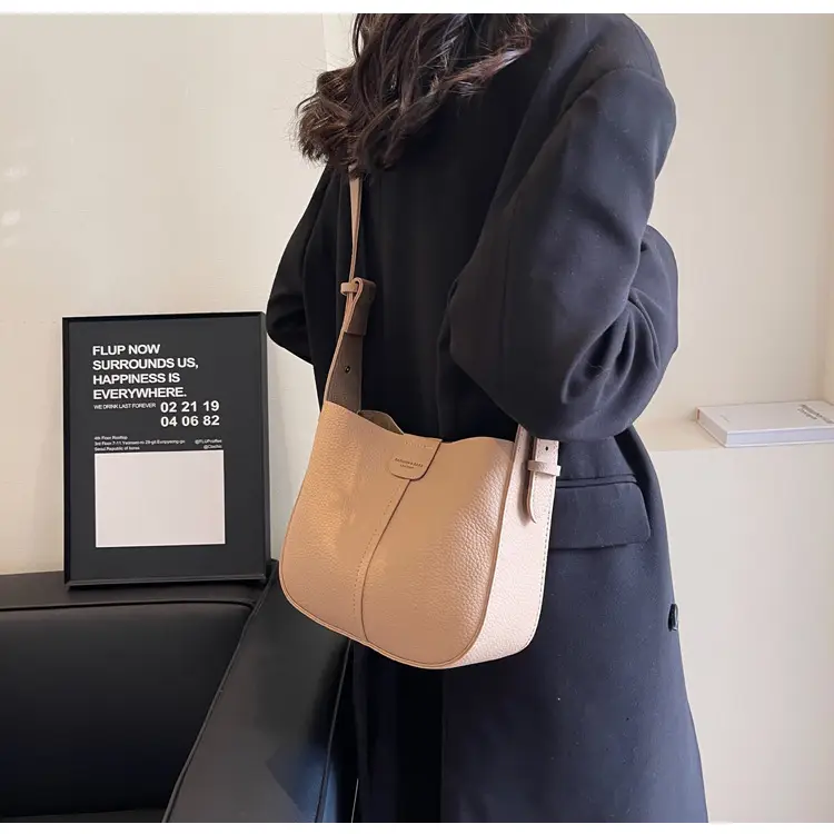Women's Tan Bucket Bag with Crossbody Strap 2025 — feature 28