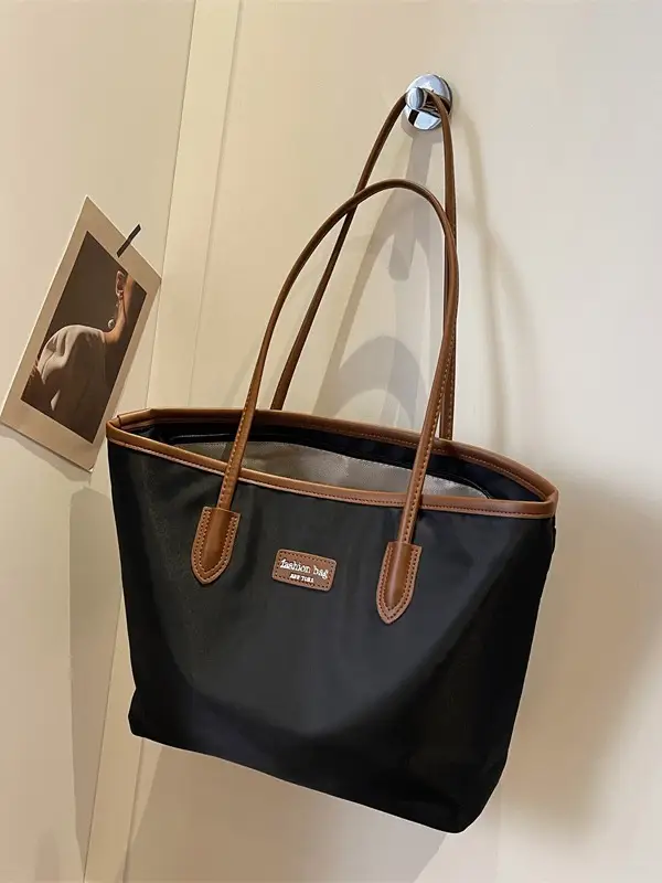 Black Leather Shoulder Bag for Women 2023 - Image 5
