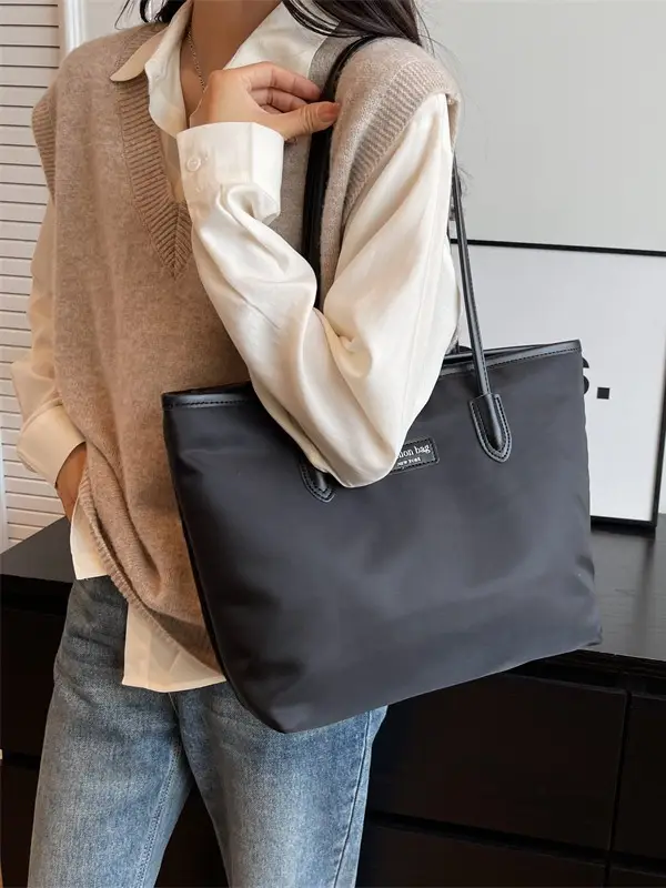 Black Leather Shoulder Bag for Women 2023 - Image 7
