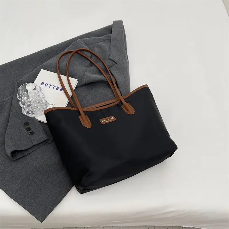 Black Leather Shoulder Bag for Women 2023 - Image 2