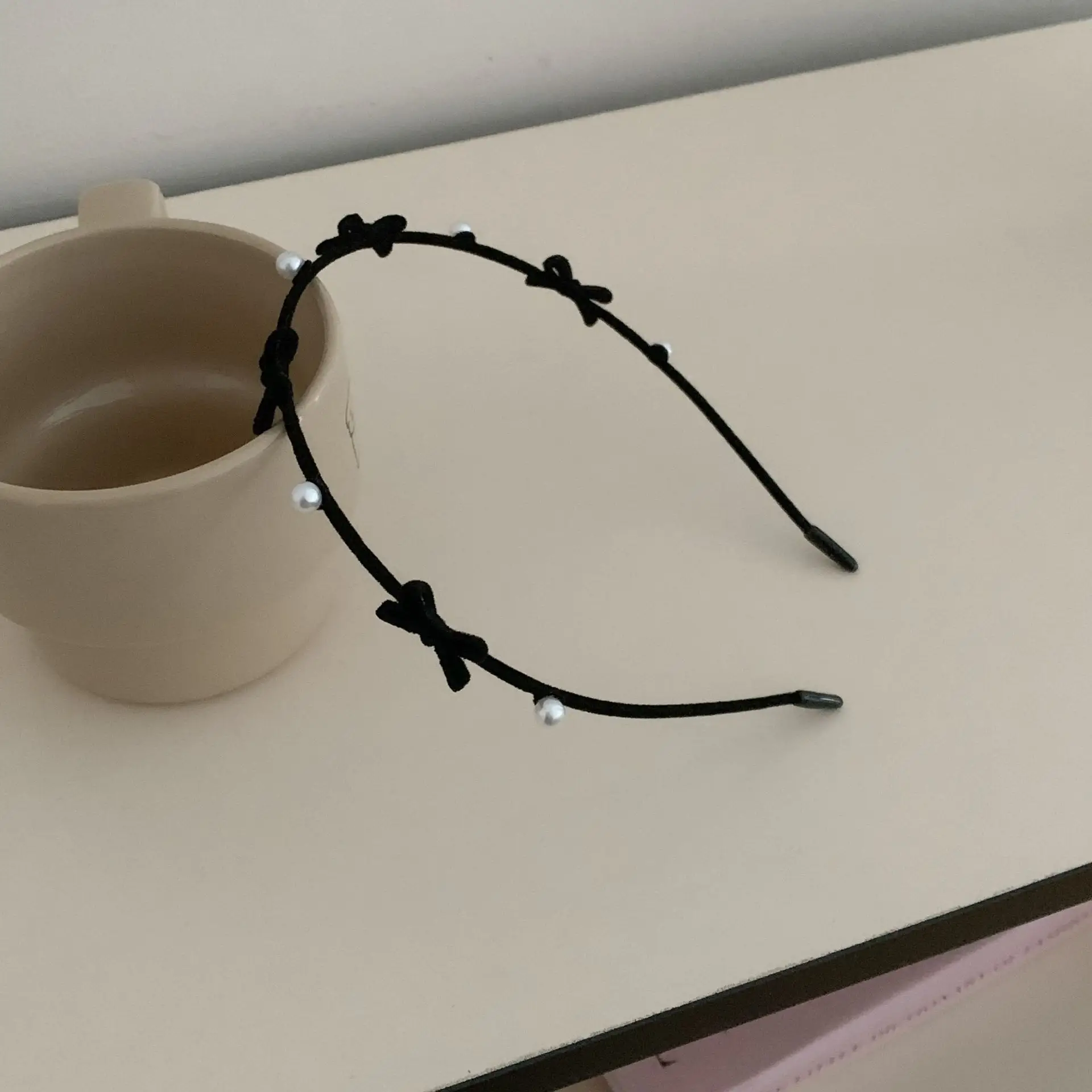 Retro Bow Headband for Women Autumn Winter — feature 9