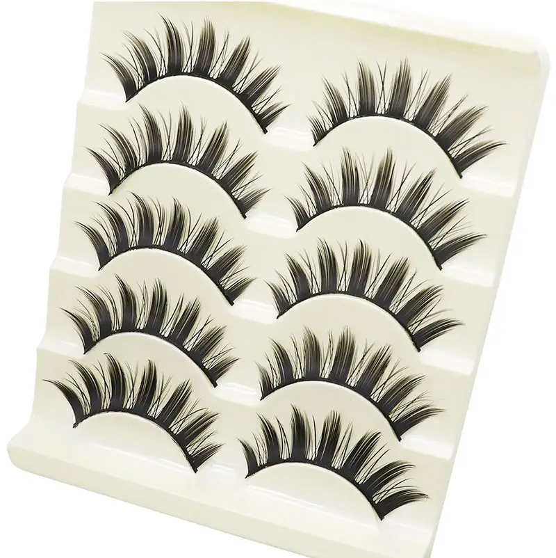 False Eyelashes Set Thick Black 3 Pcs — feature 8