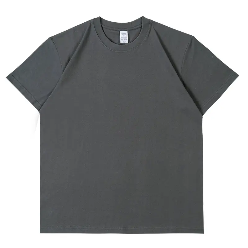Blue Cotton T-Shirt 230g Pure Cotton Loose Fit - Image 11