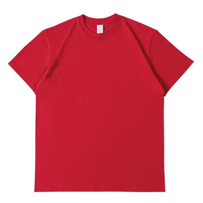 Blue Cotton T-Shirt 230g Pure Cotton Loose Fit - Image 6