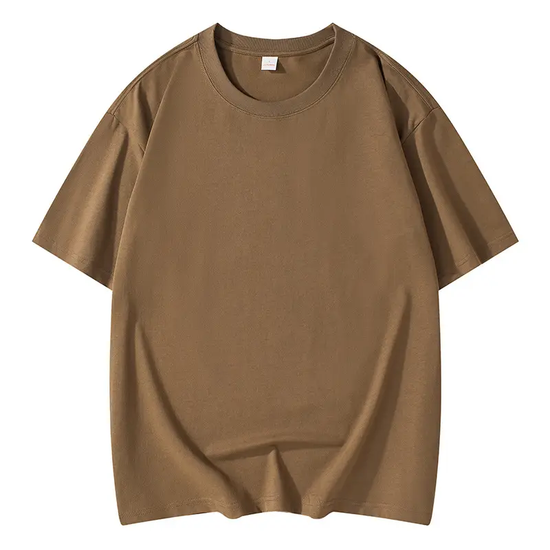 Black Cotton Loose T-Shirt Short Sleeve Round Neck - Image 4