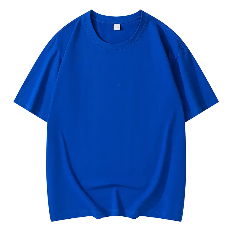 Black Cotton Loose T-Shirt Short Sleeve Round Neck - Image 6
