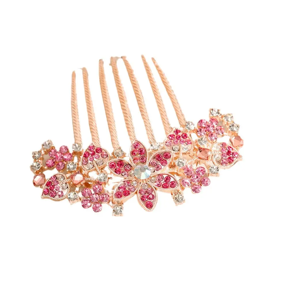 Japanese Korean Hair Clip with Diamond Bangs Updo - Image 6