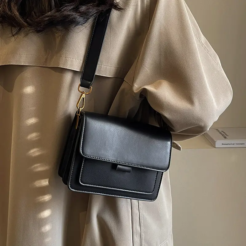 Women's Brown Leather Crossbody Bag 2026 Trendy - Image 7