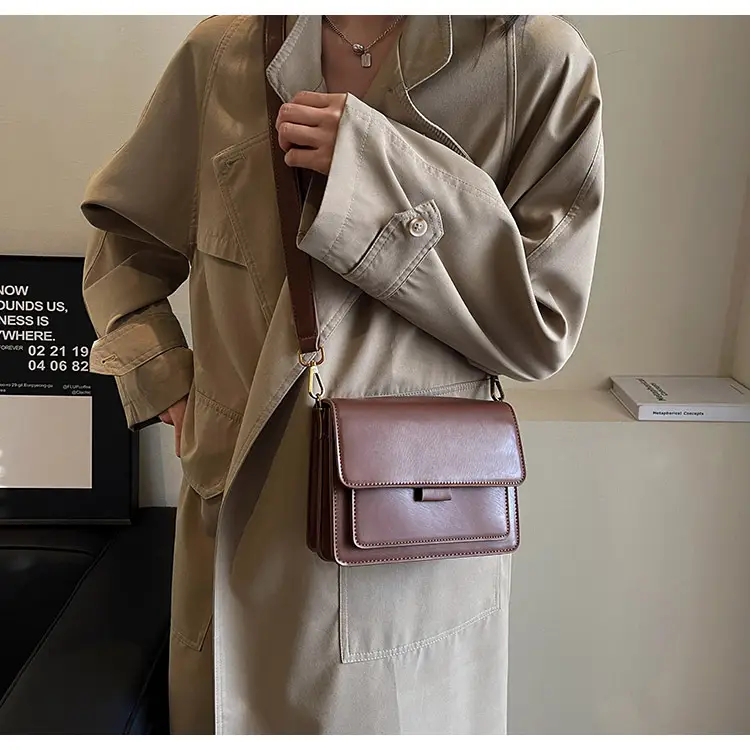 Women's Brown Leather Crossbody Bag 2026 Trendy — feature 31