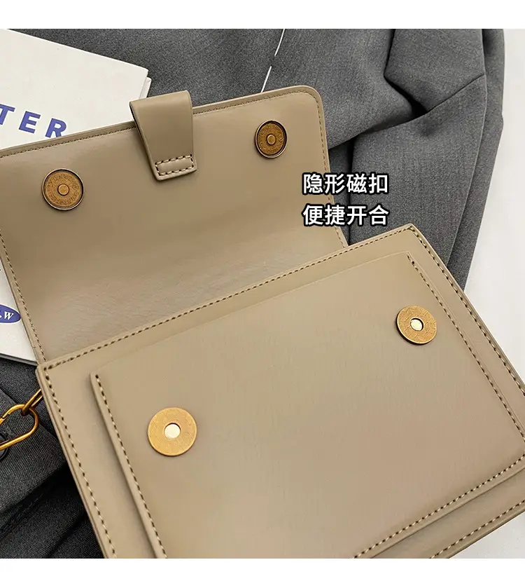 Women's Black Shoulder Messenger Bag 2023 — feature 8